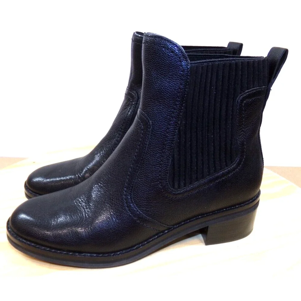 Cole Haan GrandSeries Peetz Chelsea Boots Booties Womens Black 5.5 B Water Resis